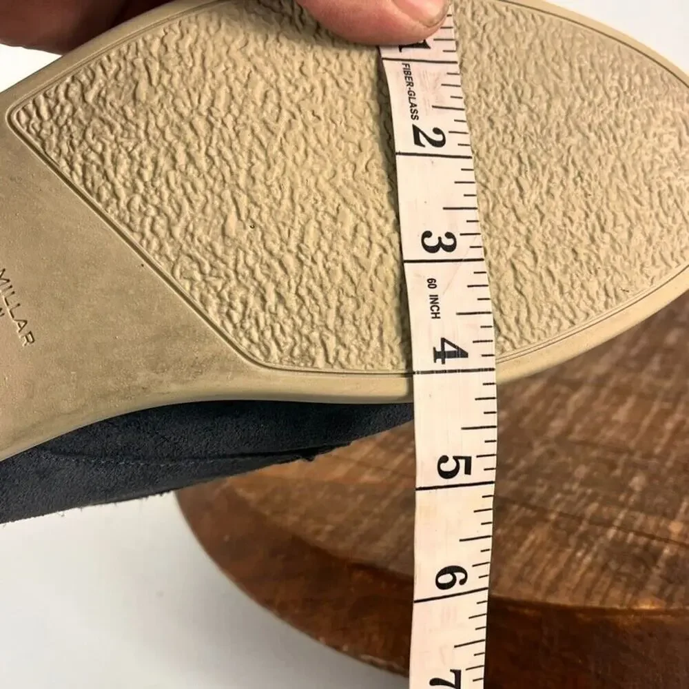 Peter Millar Boots Men's Size 9.5 Dark Gray Excursionist Chukka Suede Slip On
